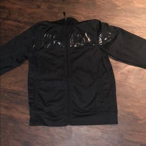 Air Jordan black zip up.